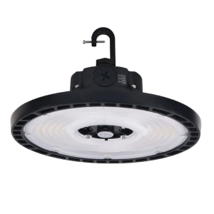 Halco ERHB-2-LS-CS-U Essential Round Highbay Wattage and CCT Selectable 120-277 Volt Black Finish 37311