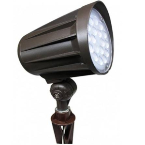 Westgate FLV12-24W Cast Aluminum Bullet Directional 12 Volt 24 Watt LED Integrated Landscape Flood Light