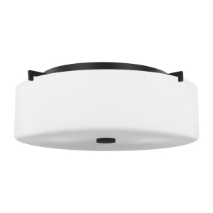 Generation Lighting FM312ORB Sunset Drive Large Three Light Flush Mount 120 Volt 60 Watts Max in Finish Options