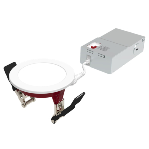 Halco FRSDL-4-CS-ST-120V Fire Rated 4 inches Slim Downlight Color Selectable 11 Watts 900 Lumen Smooth Trim 120 Volts Triac Dimmable T24 89202