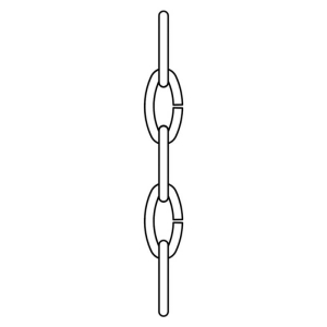 Generation Lighting 9116 Replacement Chain Link and Loop with Finish Options