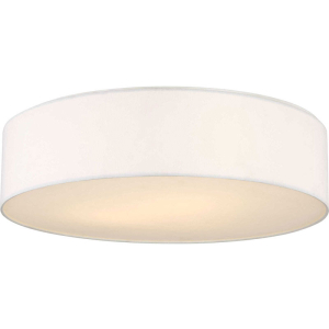 Generation Lighting GLF1002MWT Larson 2-Light Matte White Round Small Flush Mount 120V 60 Watts Max