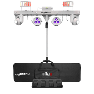 Chauvet DJ GIGBARMOVEWHT GigBAR Move (White Housing) 6 LEDs 21 Watt 100-240 Volt 5-in-1 Ultimate Gig LED