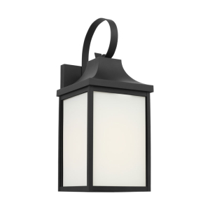 Generation Lighting GLO1021TXB Saybrook 1-Light Medium Lantern Textured Black 120V 75 Watts Max with Bulb Options