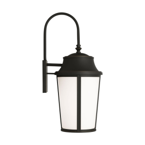 Generation Lighting GLO1171TXB Portola Large Arm Lantern 1-Light Outdoor Wall Light 26