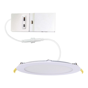 Halco CSDL-4-LS-CS-ST-DDV Commercial Slim Downlight 4in 13 Watts Lumen Select 500/700/900lm 2700-5000K Color Selectable Smooth Trim 120-277 Volt  Dimmable TRIA 89168
