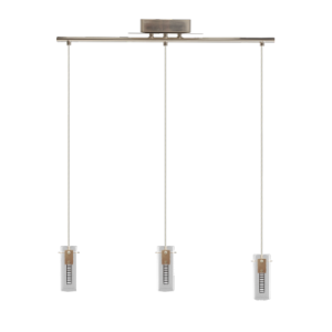 Westgate LCFH-3LS-MCT5 LED Multi-CCT Integrated Hologram Pendant Triple with Straight Bar Light 36W