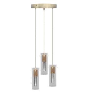 Westgate LCFH-3LR-MCT5 LED Multi-CCT Integrated Hologram Pendant Light 36W