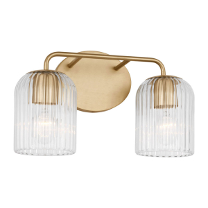 Generation Lighting GLV1132SB Eisele Contemporary Satin Brass 2-Light 14