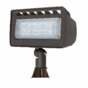 Westgate LF4-12V-6W Die-cast Aluminum 12 Volt 6 Watt LED Integrated Landscape Flood Light 