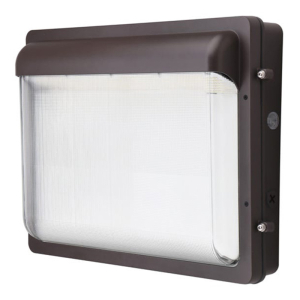 Halco LPWP-3-LS-CS-U-BZ LoPro Wallpack 3 Lumen Selectable 13000-18000 Lumens 100W-120W-140W Color Selectable 3000K-4000K-5000K Photocell Enable-Disable 120-277VAC Bronze Finish 39863