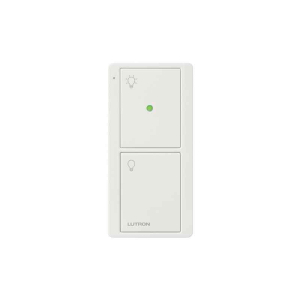 Lutron Pico PJN-2B-GWH-L01 2 Button Wireless Remote with Nightlight 