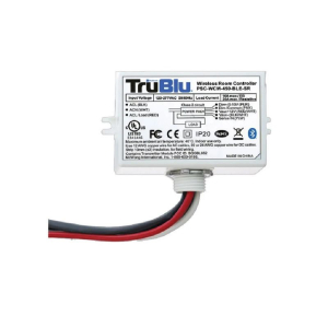 Halco PSC-WCM-450-BLE-SR TruBlu Mesh Wireless Room Controller with Integral Relay 120-277 Volt 25433