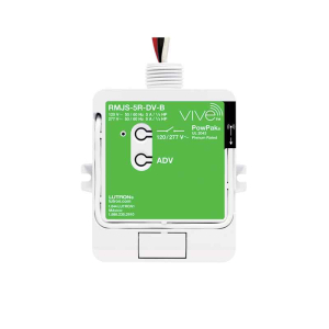 Lutron RMJS-16R-DV-B 16A PowPak Relay Module 