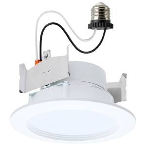 Satco/Nuvo S11891 LED Downlight Retrofit 120 Volts 8 Watts E26 Base Matte White Finish