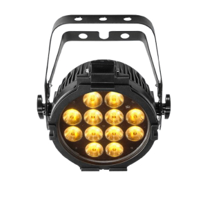 Chauvet DJ SLIMPARPROWUSB 12 LED 72 Watt 100-240 Volt Low-profile, Low-profile, Variable White LED with Gel Frame and Holder