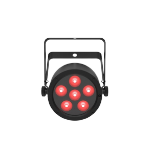 Chauvet DJ SLIMPARQ6ILS 6 LEDs 24 Watt 100-240 Volt Low-profile, High-output Quad-color (RGBA) LED Light