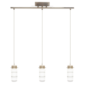 Westgate LCFB-3LS-MCT5 LED Multi-CCT Integrated Pendant Light Triple with Straight Bar 36W