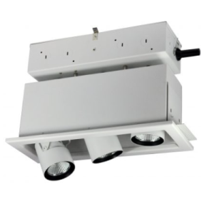 Nora NMRTLGPD-13 Pull-Down LED Three Head Trimless Multiples 90W 6300lm