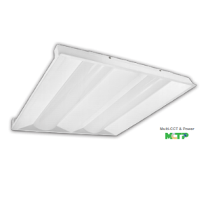 Westgate LTRD-2X2-MCTP LED Multi-Wattage & Multi-CCT Dual Lens Troffer Light 2x2